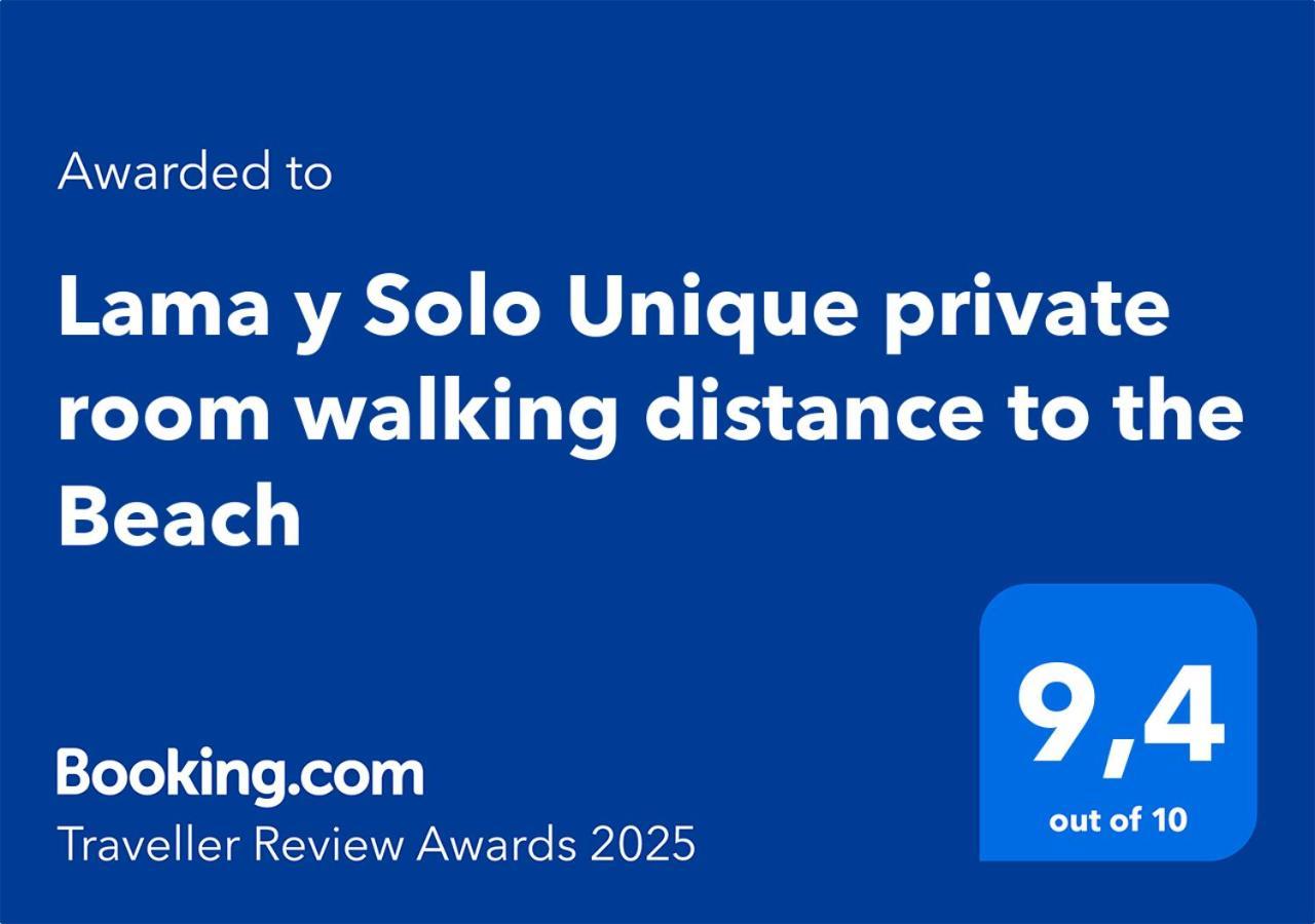 Lama Y Solo Unique Private Room Walking Distance To The Beach شاطئ بالم المظهر الخارجي الصورة